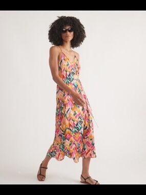 Marine Layer | Dresses | Marine Layer Maeve Colorblock Maxi Dress  Multicolor Tencel Pockets Size Xs | Poshmark